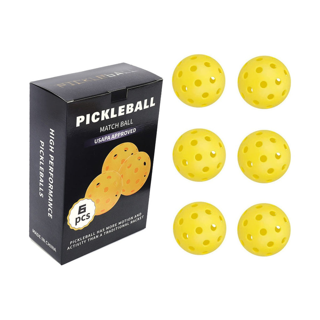 Aurmaris Glow Pickleballs — 6 Pack (Choose Your Colour)