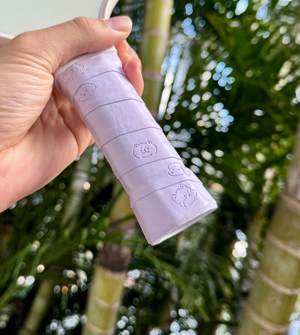 Cute Puppy Overgrip — Lilac | Pickleball, Tennis & Badminton