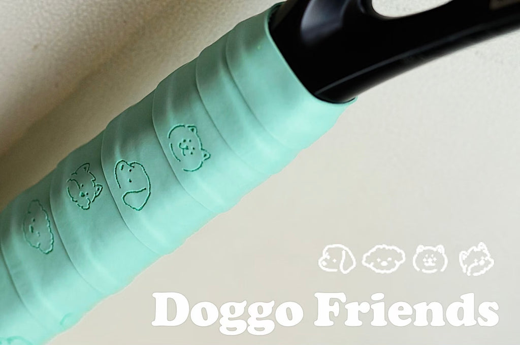 Cute Puppy Overgrip — Mint | Pickleball, Tennis & Badminton