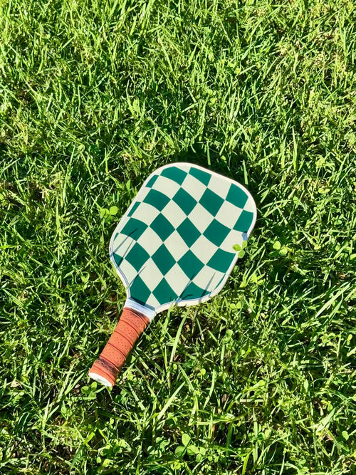 Aurmaris Coast — Green Check Pickleball Paddle