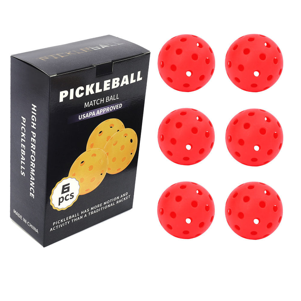 Aurmaris Glow Pickleballs — 6 Pack (Choose Your Colour)
