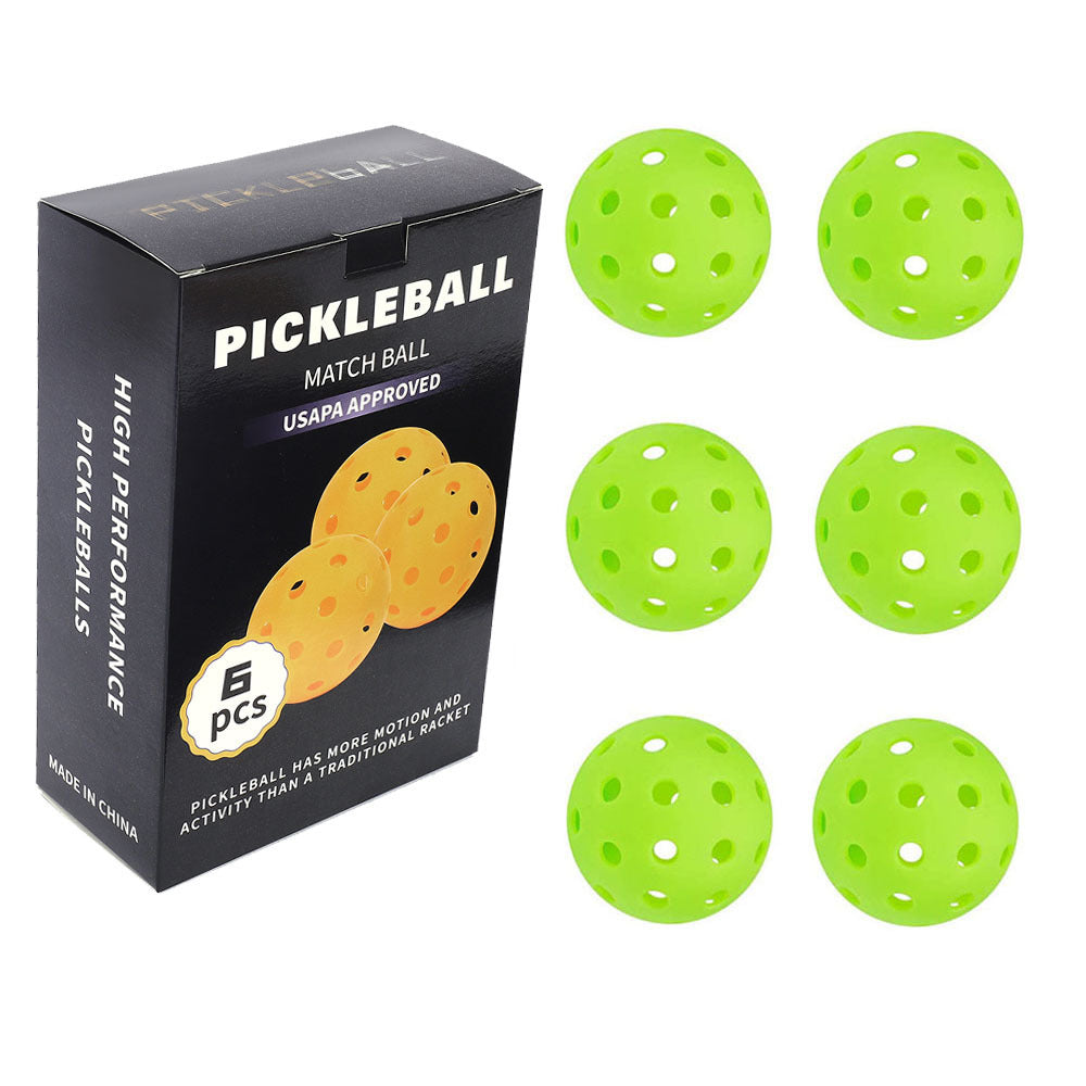Aurmaris Glow Pickleballs — 6 Pack (Choose Your Colour)