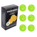 Aurmaris Glow Pickleballs — 6 Pack (Choose Your Colour)