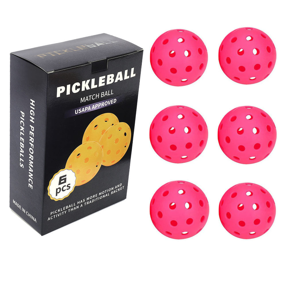 Aurmaris Glow Pickleballs — 6 Pack (Choose Your Colour)