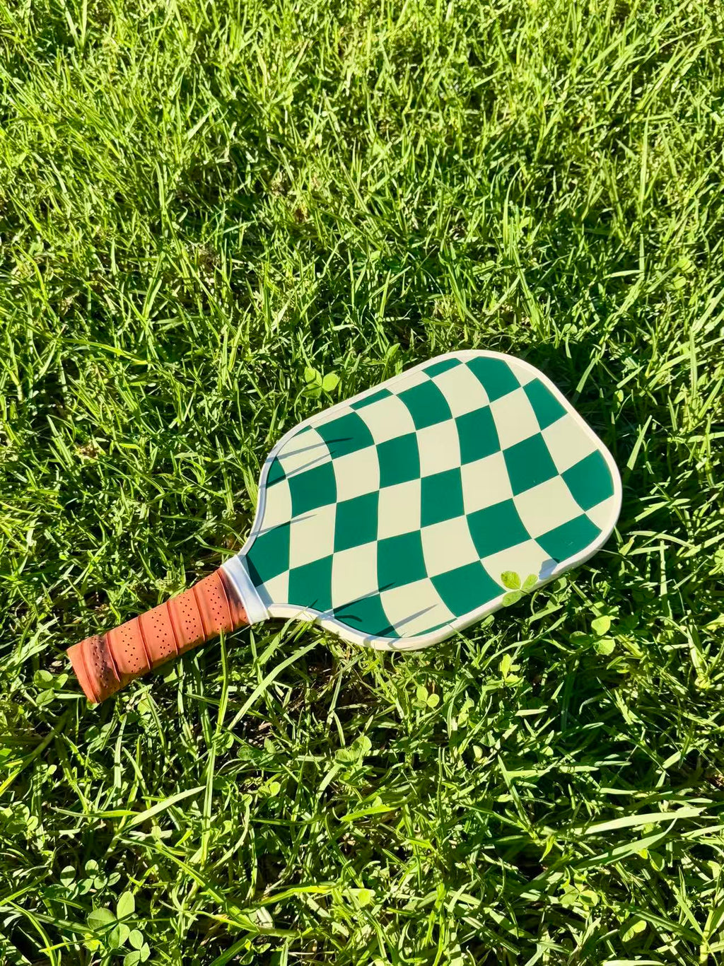 Aurmaris Coast — Green Check Pickleball Paddle